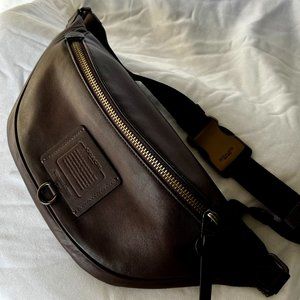 Coach Rivington Belt Bag in Oxblood